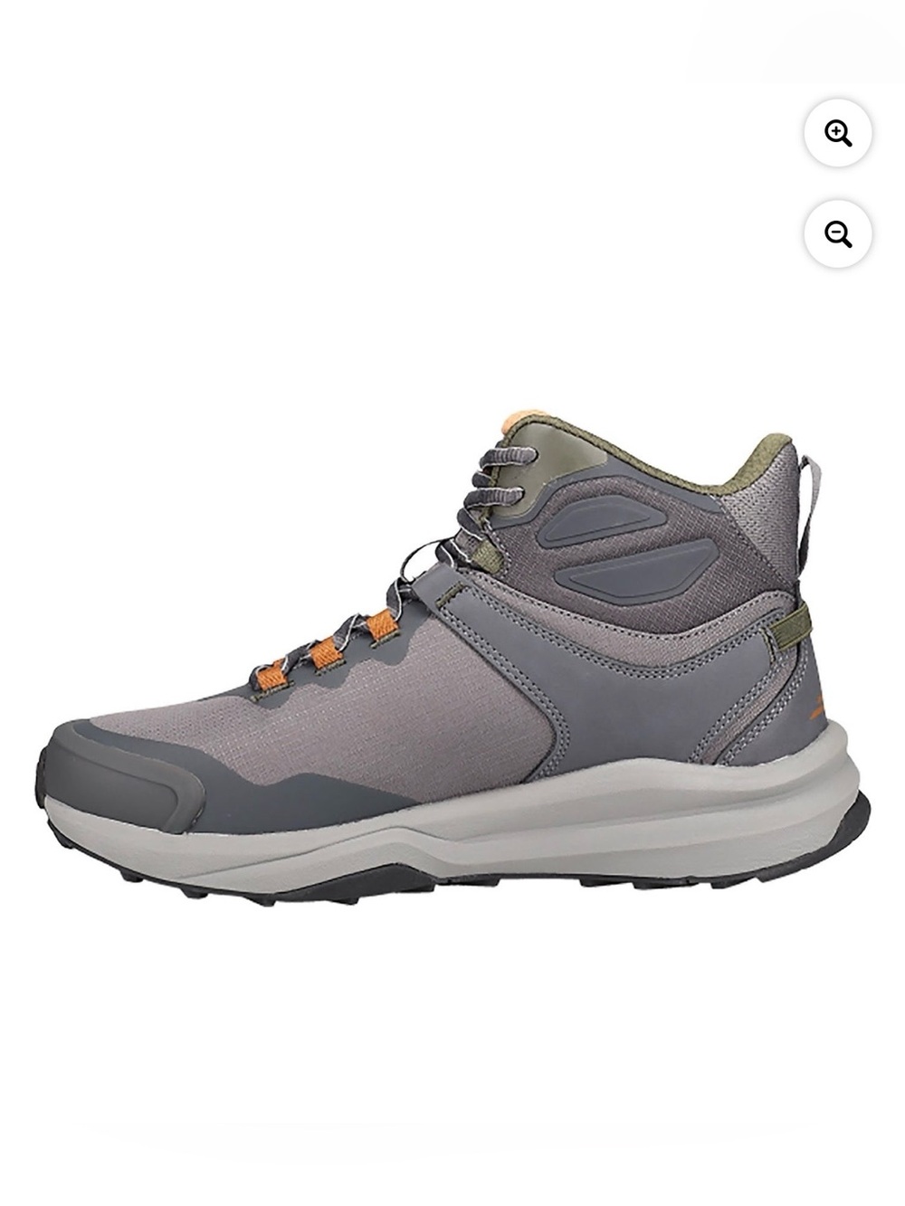Eddie Bauer Gray and Orange Men's Outdoor Boots - Picture 3 of 7